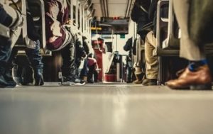 passengers in a bus